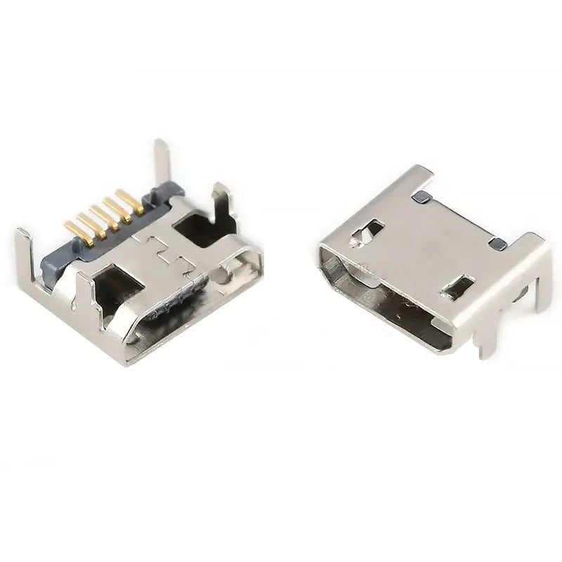 5Pin Micro USB Connector Female Port Jack Solder Plug SMD SMT Android Phone Data Charging Socket 5P Micro USB DIY Repair Adapter