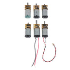 Micro Mini N20 Gear Motor DC 3V -6V 5V 28RPM 60RPM 110RPM 300RPM Slow Speed Full Metal Gearbox Reducer Electric Motor DIY Toy