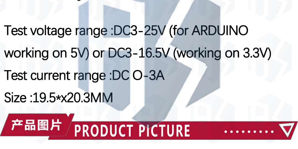 INA219 GY-169 GY-471 MAX471 3A Current Sensor Module Consume Current Detection Module for Arduino DC 0 -30V