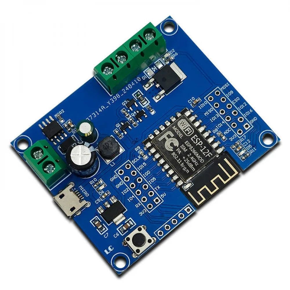 32Mbit SPI Flash Development Board DC5-80V ESP12F WiFi Relay Board 1 Way Relay Module Development Board Onbaord ESP-12F Module