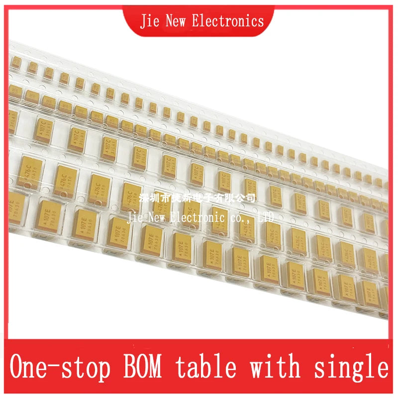 10PCS A B C D Type Tantalum Capacitor 10UF 100UF  220UF 330UF 470UF  6.3V 10V 16V 25V 35V 50V 2.2UF 4.7UF 22UF 47UF 3216-7343