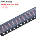 20PCS 1W SMD Diode Zener Diode 3V3 4V7 5V1 6V8 7V5 10V 12V 15V 16V 18V 20V 24V 36V 47V ZM4728 ZM4732 ZM4733 4736 4740 4753 4756A