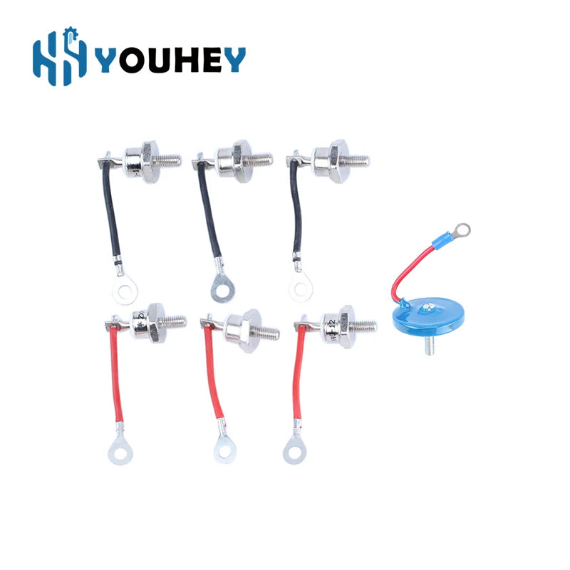 RSK6001 RSK2001 RSK5001 RSK1001 Rectifier Bridge Kit ZX25 ZX40 ZX70 ZX75 ZX85 25A 40A 70A 75A 85A Diode Kit 10P 10R 12P 12R