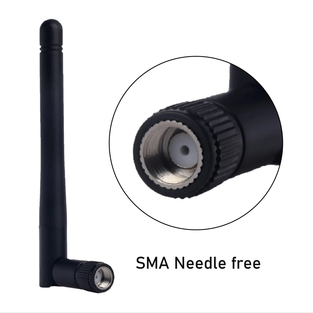 WiFi 2.4GHz 3dBi WiFi Antenna SMA Male Female Needlefree Antenna Replacement Antenna for Wireless Vedio Recorder 2pcs