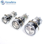 16/19/22mm LED Flash Buzzer 12V 24V 220V Intermittent Sound Alarm Indicator Light Signal Lamp Flash metal Buzzer Waterproof IP65