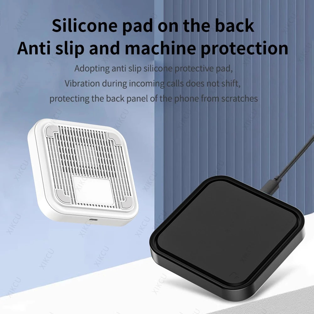 MINI Wireless Charger Station with Cooling Hole for iPhone 17 16 Pro Max 15 14 13 12 Samsung Xiaomi Pro Max Fast Charging Pad