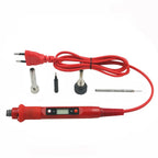 80W Digital Electric Soldering Iron Set Kit 220V 110V Temperature  Adjustable LCD Display Solder Welding Iron Tool Tips