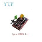Mega 2560 R3 1pc RAMPS 1.4 control panel 5pcs DRV8825 or A4988 Stepper Motor Drive 3D Printer Parts