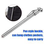 2pcs Portable Universal Tire Air Pressure Gauge Pen Checker Test Car Vehicle Motor Tire Pressure Barometer Monitor System Supply