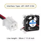3010 4010 5010 3D Printer Cooling Fan, 12V 24V 5V 2Pin Low Noise, for Ender 3-Style J-Head Heatsink