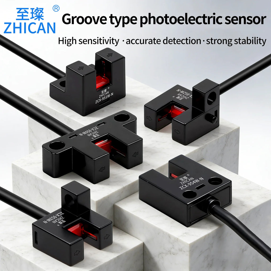ZHICAN ZCX-950-P 951 952 953 954W-N U Shaped Photoelectric Sensor Fork Slot Detection Switch Limit Switch