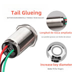 16 19mm Metal Pushbutton Switch High Current 10A Outdoor IP68 Self-Locking Reset Waterproof Start Power Button