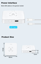Haozee 24G Zigbee/Wifi Human Presence Detector Smart Human Body PIR Sensor Radar Detector Motion Sensors Support Home Assistant