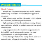DC3V-30V Touch Key Switch Sensing Module Bistable Light Touch Switch Jog/Latch For LED light band