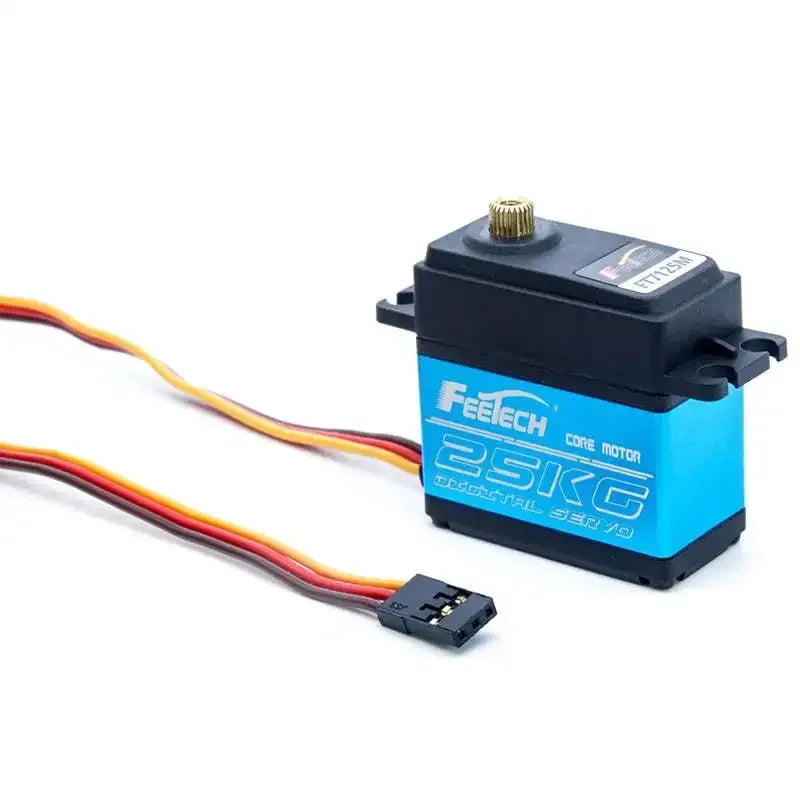 Feetech FT7125M 25kg Digital Servo Waterproof 180° Stainless Steel Metal Gear High Torque Motor for RC Baja Car Arduino DIY Boat