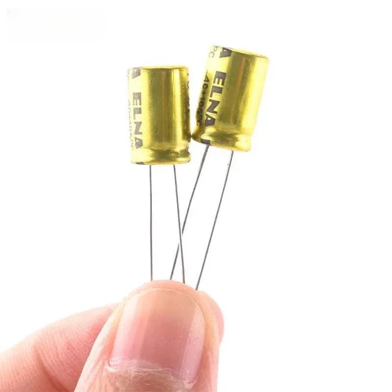 5PCS Audiophile Electrode Electrolytic Capacitor NP 50V 100V 1/2.2/3.3/4.7/6.8/10/22/47UF