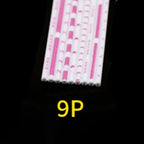 1/2/5M UL2468 Flat Ribbon Cable 26AWG Red White PVC Wire 2.54mm Pitch 4P-12P LED Display Screen Connection Line