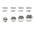 Screw Electronic Button Switch Metal Pressure Switch Waterproof Momentary Push Button 12v 240v Switches 12/16/19/22mm