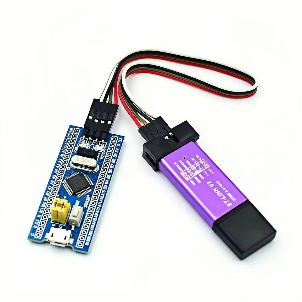 STM32F103C8T6 STM32F103C6T6 ARM STM32 Minimum System Development Board STM32F401 STM32F411 + ST-LINK V2 Download Programmer