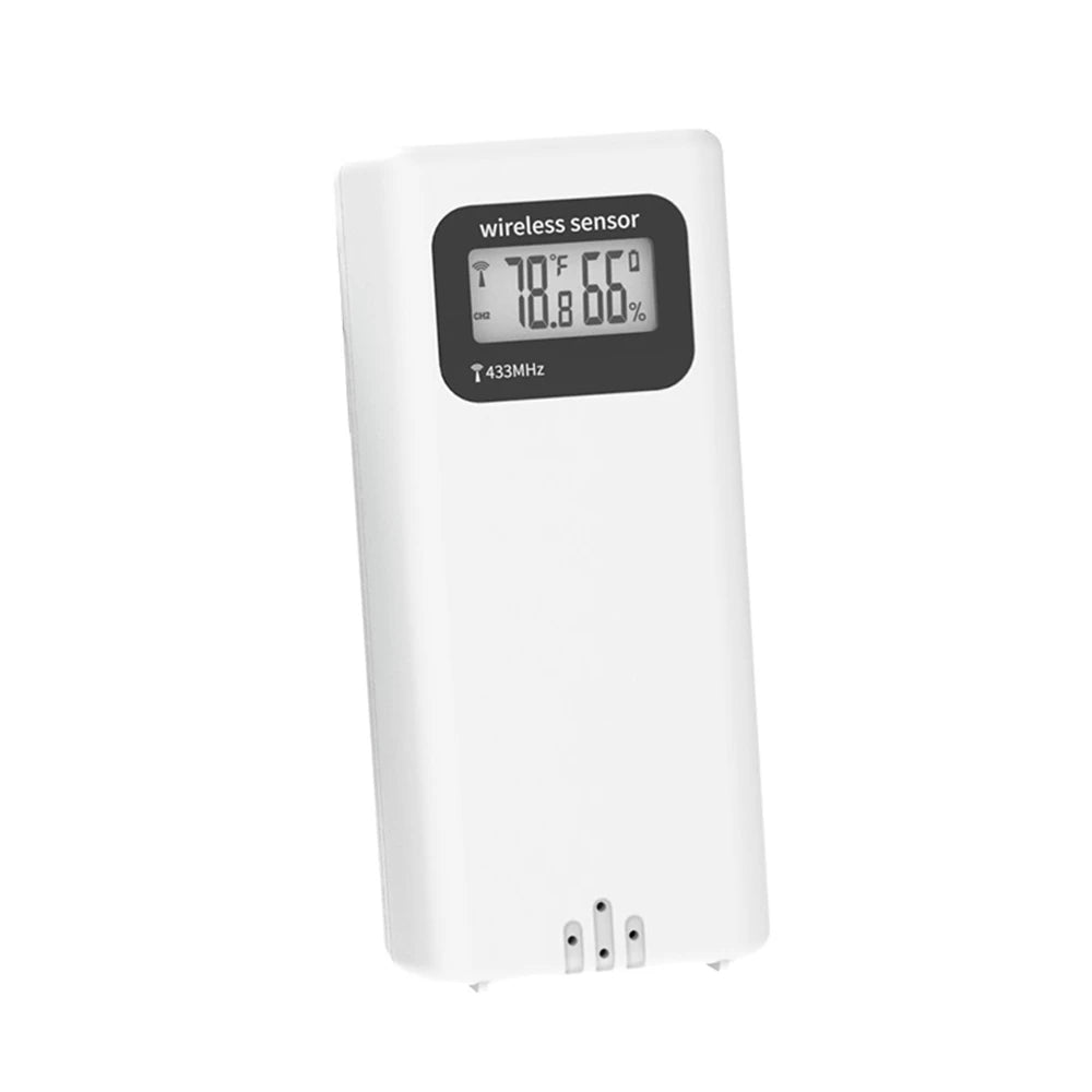 Wireless Weather Station Barometer LCD Screen Hygrometer Thermometer Freezing Point Reminder Rainproof Weather Forecast Sensor