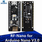 RF-Nano for Arduino Nano V3.0, Micro USB Nano Board ATmega328P QFN32 5V 16M CH340, Integrate NRF24l01+2.4G wireless