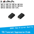 50PCS SMD TVS Diode SMF17A SMF17CA SMF18A SMF18CA SMF20A SMF20CA SMF22A SMF22CA SMF24A SMF24CA SOD-123FL