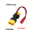 1/5/10Pcs XT60 XT T Plug Male Female to JST Female / Male In-line Power Adapter Connector for RC Battery Lipo Model Accessory