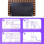 USB LED Strip Light APP Control IR Bluetooth Tape RGB IR Bedroom Living Room Self-adhesive TV Backlight Remote Lamp Diode Lights