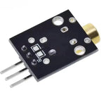 5/10pcs/lot KY-008 650nm Laser sensor Module 6mm 5V 5mW Red Laser Dot Diode Copper Head for Arduino