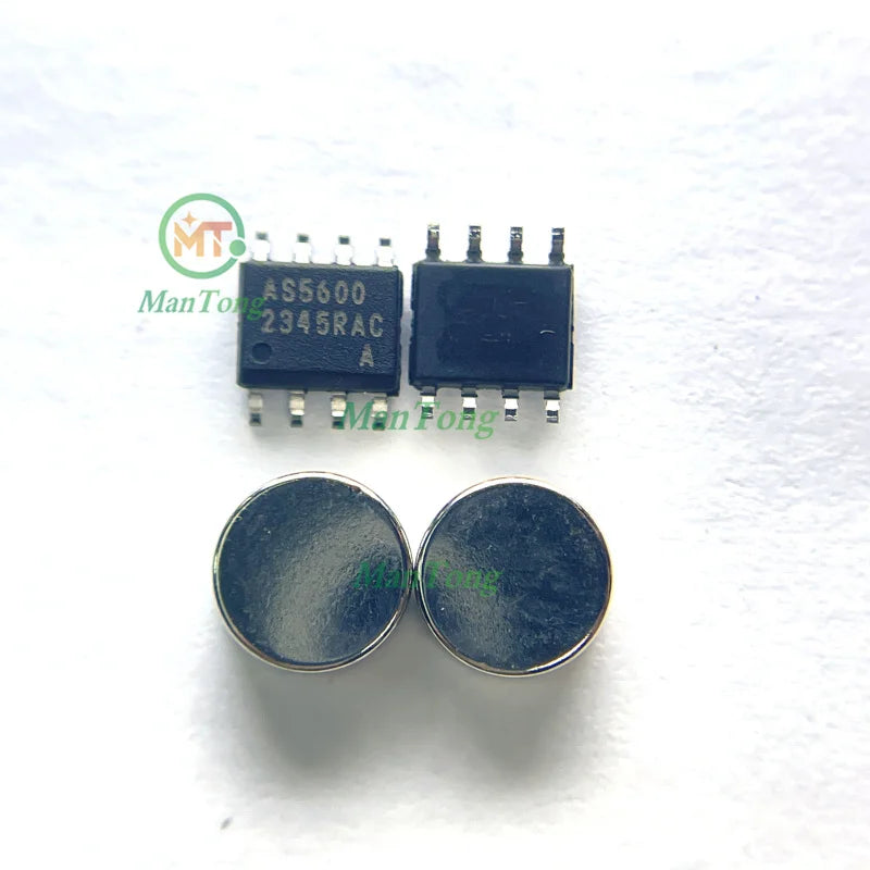 20pcs AS5600 AS5600-ASOM S5600-ASOT SOP-8 AMS magnetic encoder IC with magnet