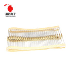 100pcs 1/2W Carbon Film Resistor 0.5W 5% 1R - 10M 0R 10R 100R 220R 330R 1K 2.2K 4.7K 10K 22K 47K 100K 1M 0 10 100 220 330 ohms