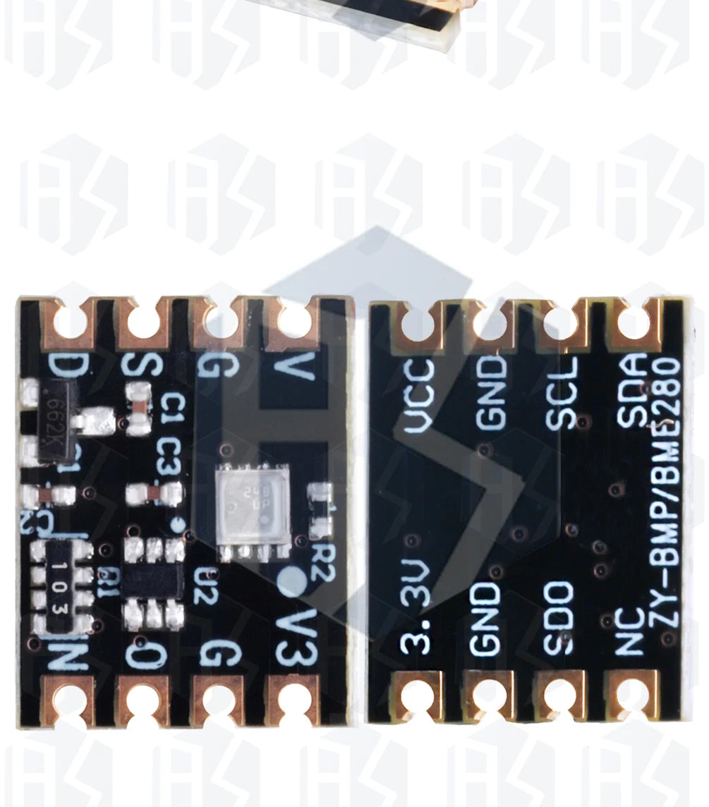 Black ZY BME280 3-in-1 Sensor Module, High Precision Temperature Humidity Barometer Altimeter Monitor Compatible with for Ardui