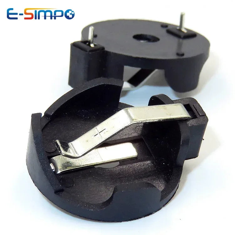 20pcs CR2032 3V CR2450 CR2025 Battery Socket BS-2 BS-6 BS-8 BS-10 Gold Vertical Horizontal DIP SMD Button Battery Holder