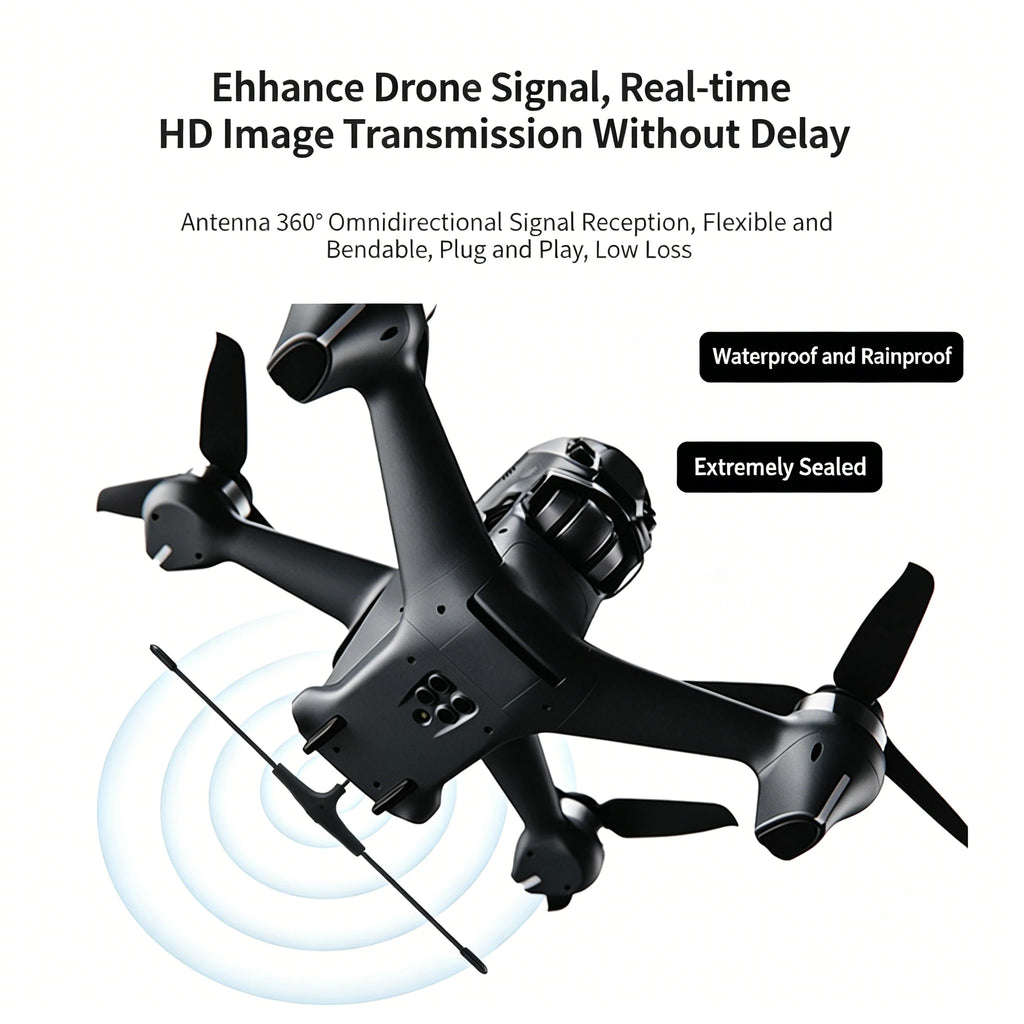 ELRS Receiver 2.4 GHz/915 MHz ExpressLRS High Refresh Rate Drone Communication Antenna for HD Video Transmission and FPV Antenna