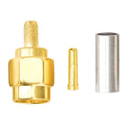 5PCS RF SMA Male Female Connector Crimp for RG174 RG316 RG178 RG179 LMR100 Cable Connector