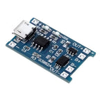 1/5/10/50/100pcs 5V 1A 18650 TP4056 Lithium Battery Charging Board Charge Module Type-C Micro USB With Protect Dual Functions