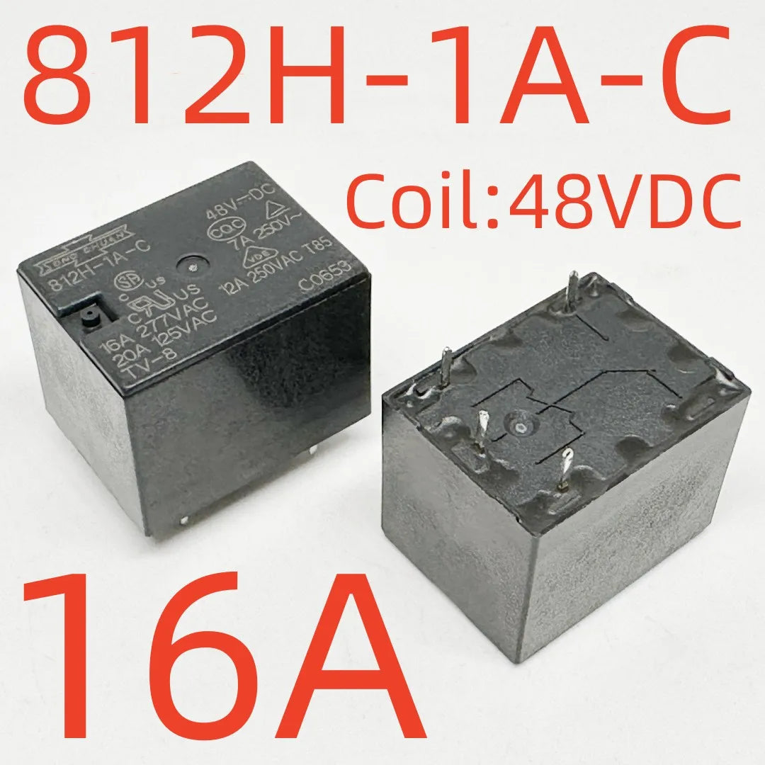 New 812BH-1A-C 812BH-1A-S 812H-1A-C 6V/9V/12V/24V/48V (4123A-16A) Relay 4pins