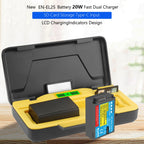 Probty EN-EL25 EN EL25A Battery Charger 20W Fast Charging w SD Card Slots For Nikon Z Series Z50 Z30 Z50ii ZFC Z FC Camera