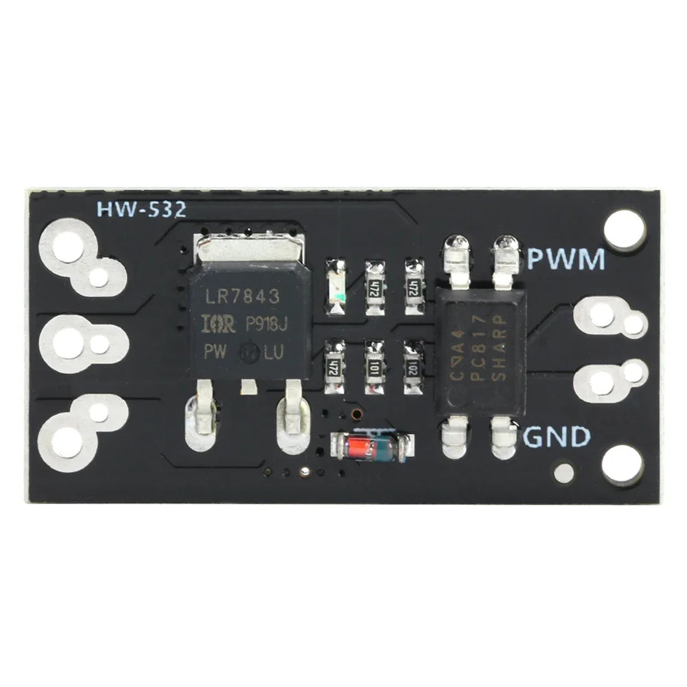 10/5/1PC LR7843 Isolated MOSFET MOS Tube FET Module Replacement Relay Board DC5-30V 161A HW-532B FET Module for Arduino