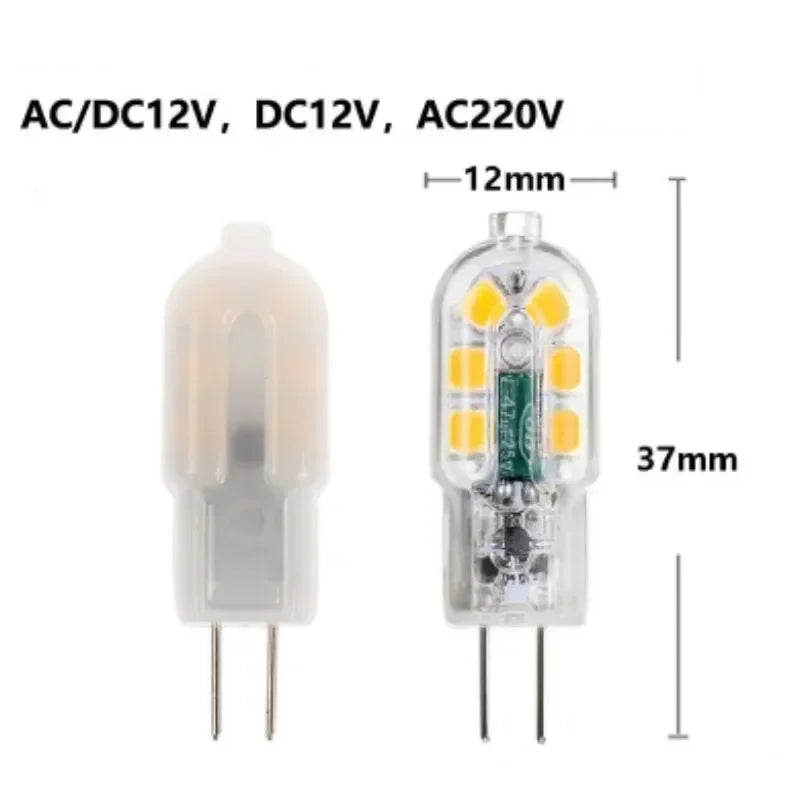 10 Pack G4 12V Led Light Bulb LED Lamp 12LED Replace 30W T3 JC Halogen Bulbs Warm White 3000K Natural White 4000K 6000K