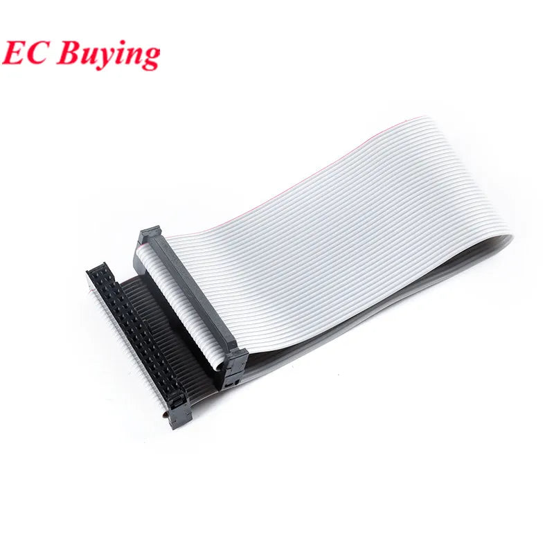 Gray Flat Ribbon Cable 1.27MM 2.0MM 2.54MM Pitch AVR 20cm Data Line Wire FC-6/8/10/12/14/16/20/24/26/30/34/40/50P Pin Connector