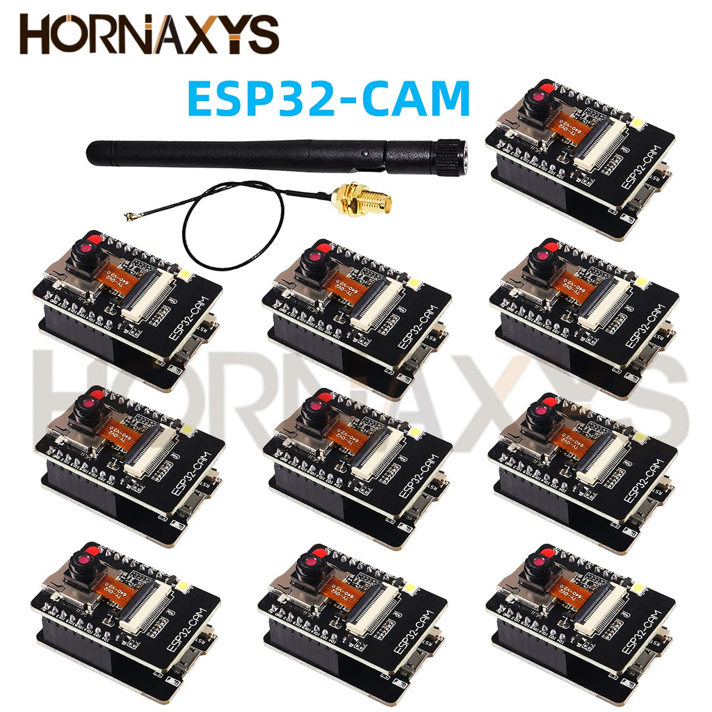 1-10PCS/ESP32-CAM ESP32-CAM-MB MICRO USB  Serial to WiFi ESP32 CAM Development Board CH340 CH340G 5V Bluetooth+OV2640 Camera New