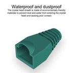 50/100Pcs RJ45 Cable Connector Plug Cover Ethernet Network Cable Connector Plugs Strain Relief Boots - Plastic