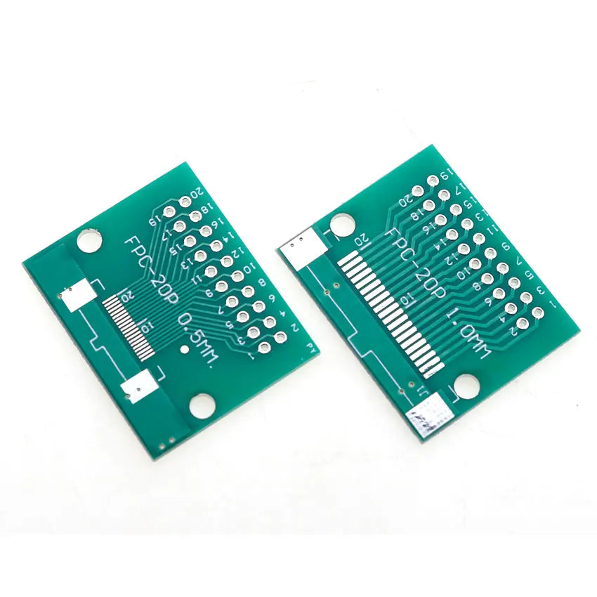 1pcs FPC FFC PCB Board Connector 0.5mm 1mm Pitch Double Side Adapter Socket Plate DIY KIT 6/8/10/12/20/40/50/60Pin To DIP 2.54mm