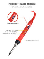 JCD 908U Electric Soldering Iron 80W 220V/110V With Switch Multi-function Button Adjustable Temperature Iron Welding Tools