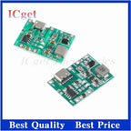 5Pcs 18650 Lithium Battery Charging Discharge Module 3.7V 9V 5V 2A Adjustable Step up Micro/Type-C USB Integrated Boost