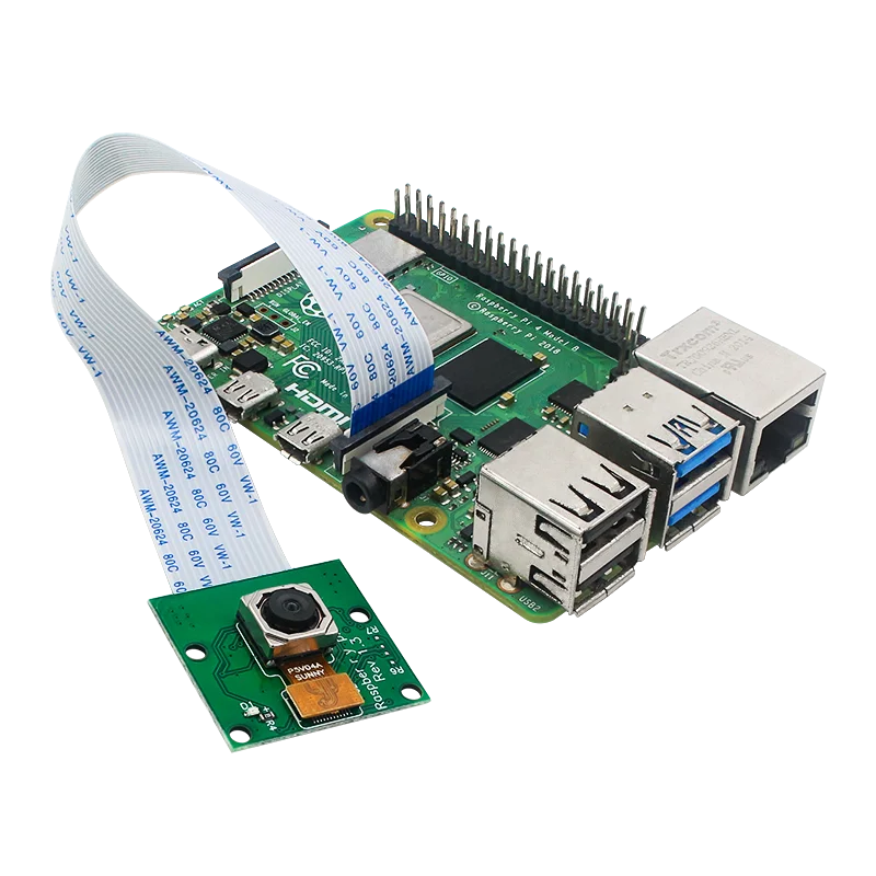Raspberry Pi 5MP Camera OV5647 Webcam 65° 120°  Auto Fixed Focus Camera Module with 15cm FFC for Raspberry Pi 4B 3B+ 3B
