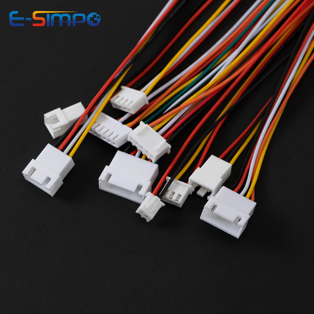 10pcs 22awg/26AWG XH2.54 10/20/30cm Female Male 2P 3P 4P 5P 6P Plug Butt-joint Aerial Dock Crimp Terminal Wire Cable Connector