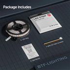 12V 24V 5050 RGBCCT 5 in 1 LED Light 5m 96 Leds/m 6pin RGBW RGBCW RGBWW RGB WW CW 2700K-6500K Strip Lights Black White PCB Tape