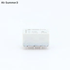 【AH】1Pc 12V Coil Bistable Latching Relay DPDT 30VDC 2A 1A 125VAC HFD2-005-S-L2-D Realy High Quality Home Improvement